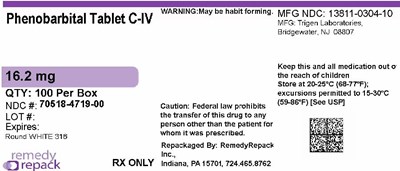 Mm1 (Phenobarbital 16.2mg 70518 4719 00)